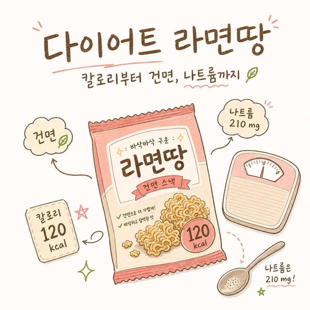 다이어트 라면 라면땅 — 칼로리부터 건면, 나트륨까지