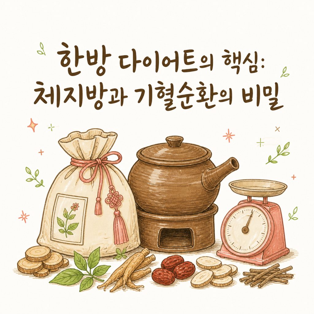 한방 다이어트 어떻게 하나요 — 체지방과 기혈순환, 담습 짚어보기